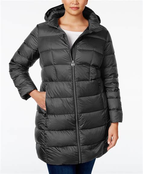 michael kors women's plus size coats|macy's michael kors coat.